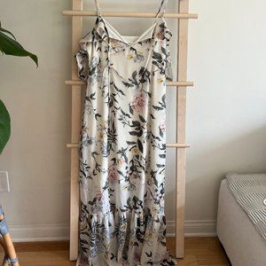 Cherry Mellow Floral Dress with cute shoulder detail